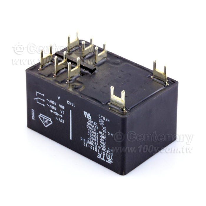 Potter & Brumfield_92 Series Two-Pole,30Amp PC Board or Panel Mount Relay - 64843 Product Image