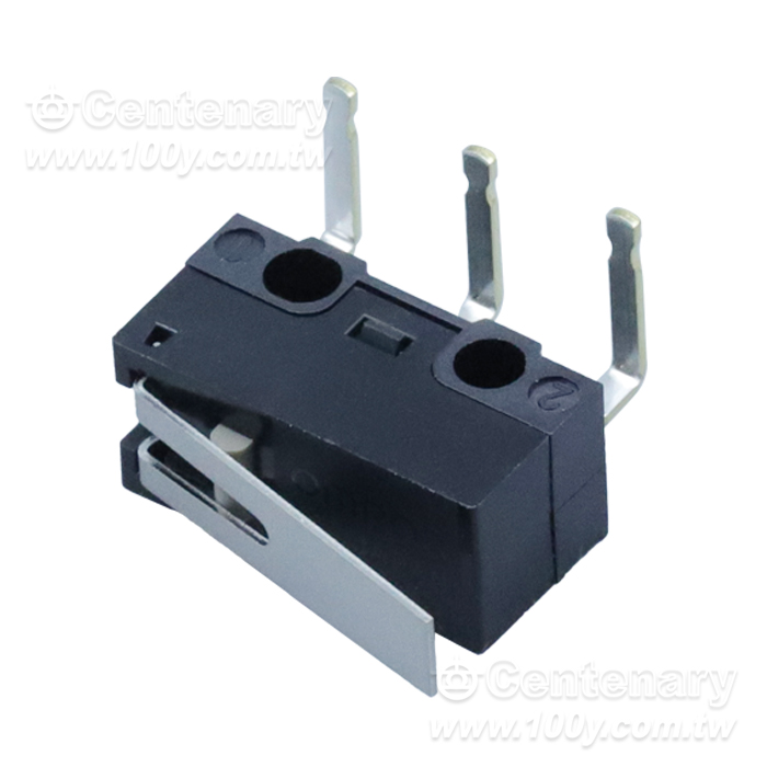 小型微動開關3A/125V 1.47 N - 59202 產品圖片