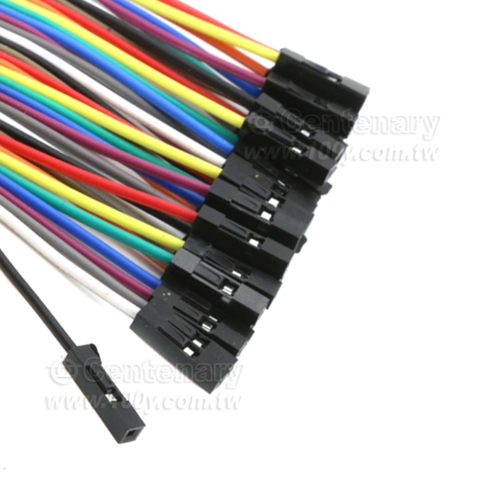 40P Jump Wire M/F Cable:20cm - 102097 Product Image