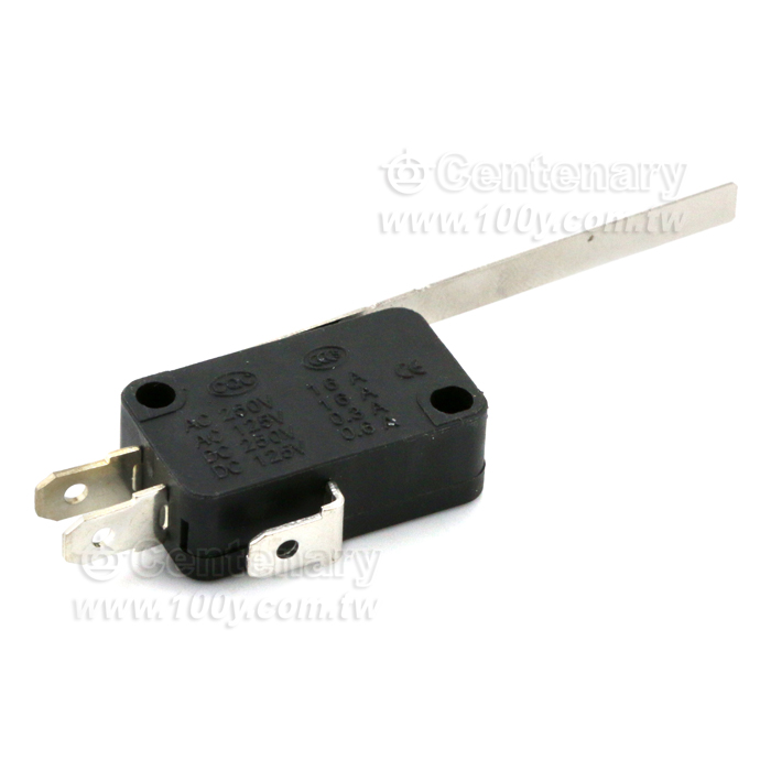 微動開關15A/鐵片53.4mm (ROHS) - 40427 產品圖片