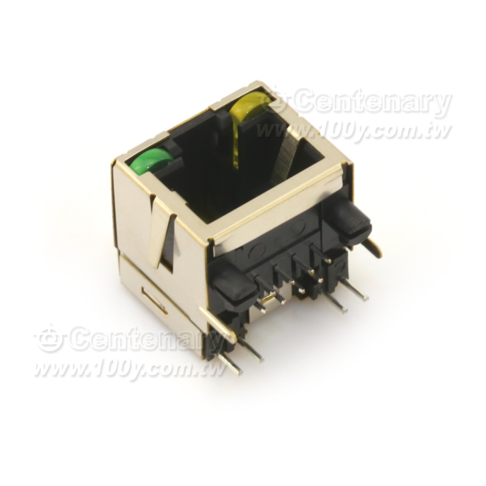 RJ45母座-8P8C-90° (ROHS) - 22622 產品圖片