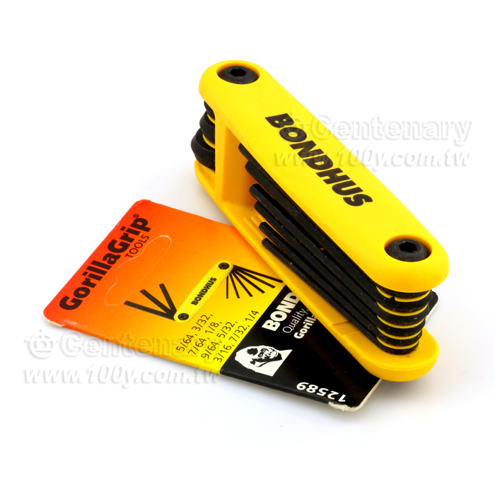 9P Hex Key Fold Up Sets_inch - 61569 Product Image