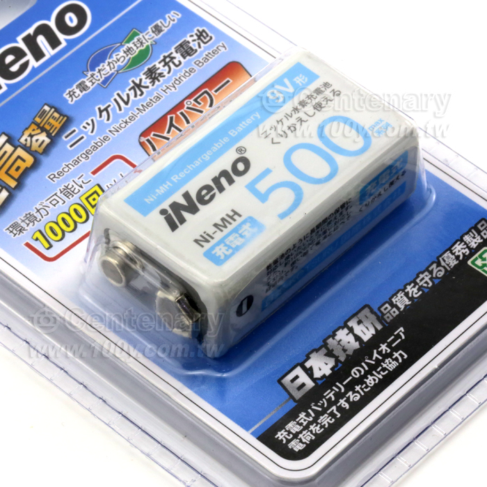 9V鎳氫充電電池 - 61715 產品圖片