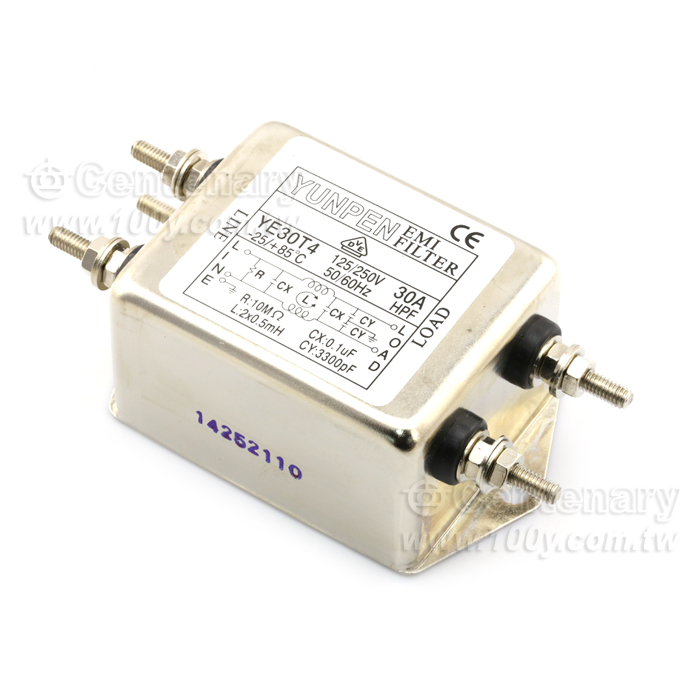 AC Series EMI Power Line Filter - 61745 Product Image