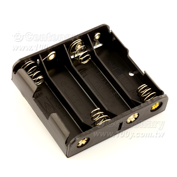 3號4只電池盒(插板式)【ROHS】 - 23426 產品圖片