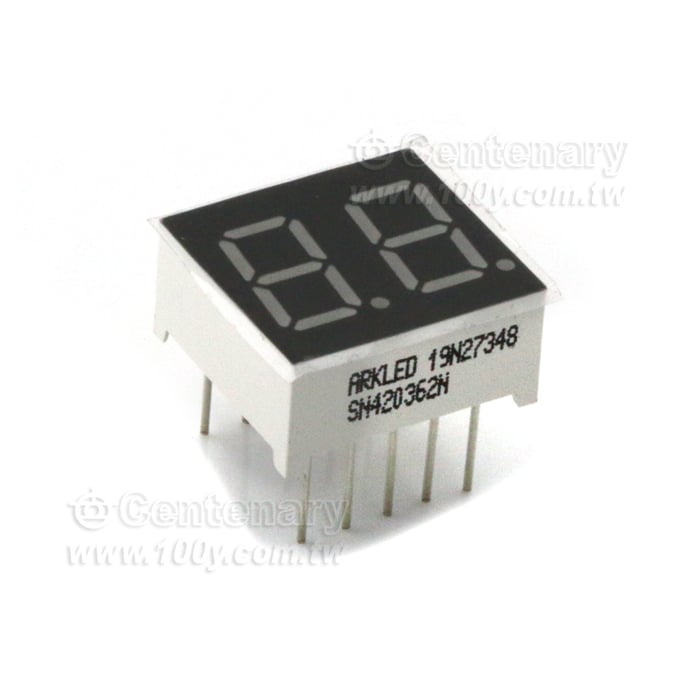 0.36" 共陽 紅色 1.8Vf - 62443 產品圖片