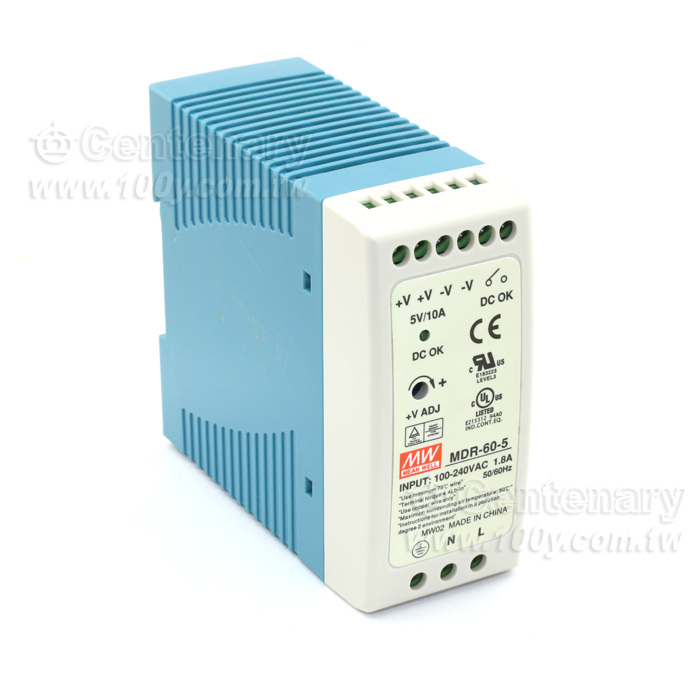 MEAN WELL_40W Single Output DIN Rail Power Supply - 60955 Product Image