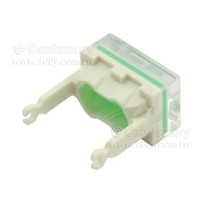 長方形按鈕色蓋 綠色 - 100999 產品圖片