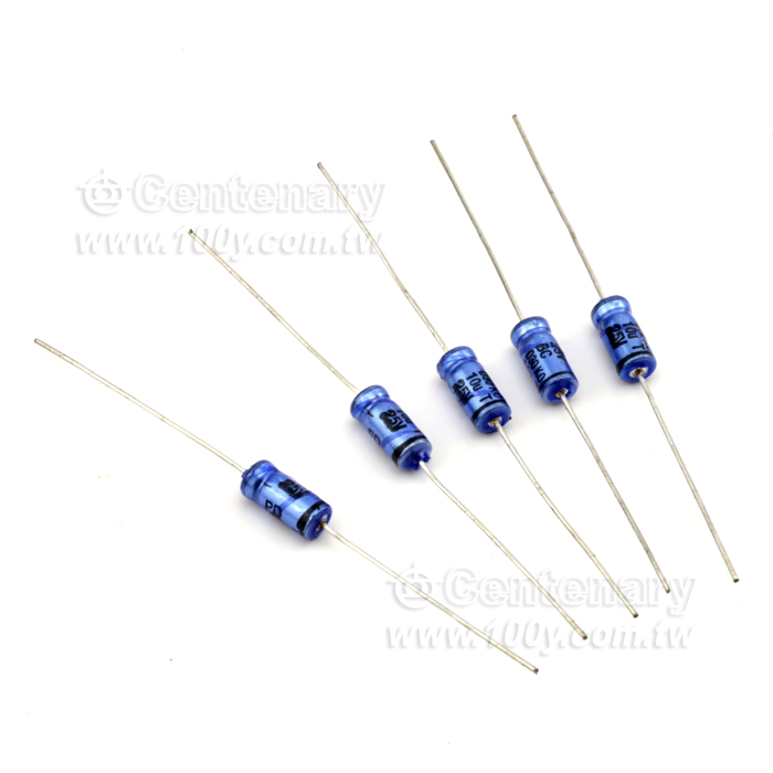 10uF/25V軸向鋁電容 - 63895 產品圖片