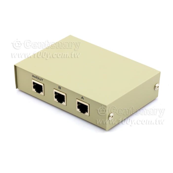 RJ45 按鍵式 切換盒 - 64989 產品圖片