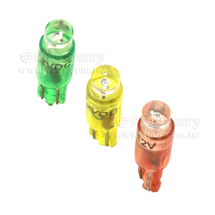 WT5 12V平頭黃色LED - 65136 產品圖片