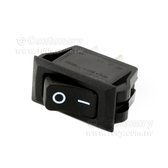 Cherry Switch Rocker SPST BLK 20A QCTE - 67586 Product Image