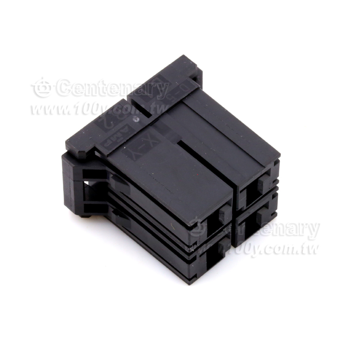 TE_D-5 4P母頭(2*2)P:10.16mm鍵位:XY - 67730 產品圖片