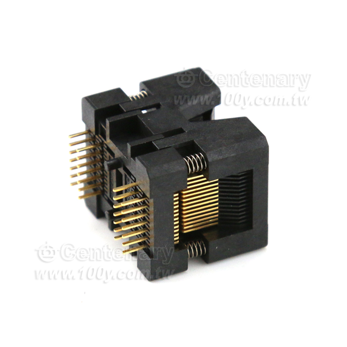 SOP 28Pins Open Top Burn-in Socket - 14653 Product Image