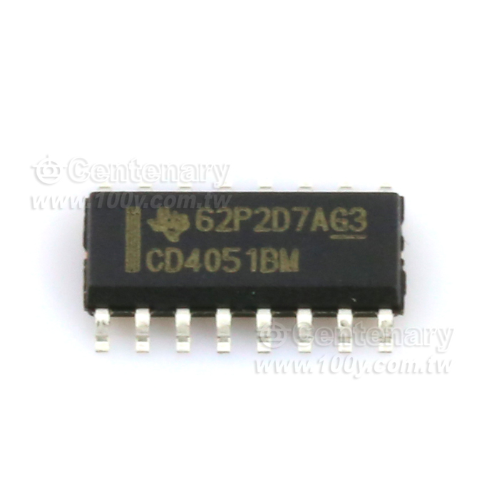 T.I. CMOS Single 8-Channel Analog Multiplexer/Demultiplexer with Logic-Level Conversion - 72661 Product Image
