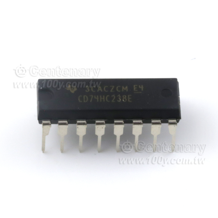 High Speed CMOS Logic 3-to-8 Line Decoder Demultiplexer Inverting and Non-Inverting - 38237 Product Image