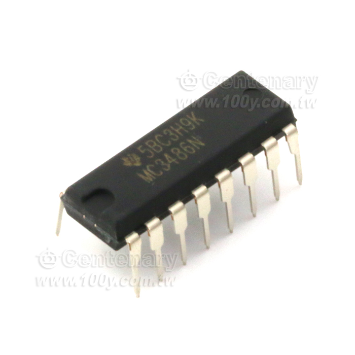 Quadruple Differential Line Receiver With 3-State Outputs - 19334 Product Image