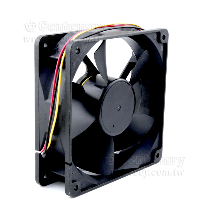 24Vdc Sleeve 三線式風扇 120*120*38mm - 73284 產品圖片