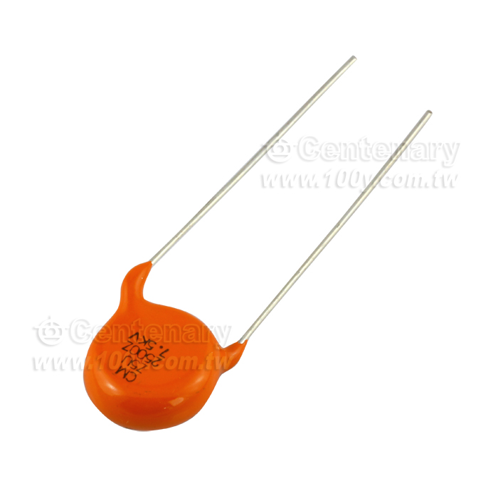 高壓陶瓷電容 10pF 3KV 20% .25LS U2J - 73739 產品圖片