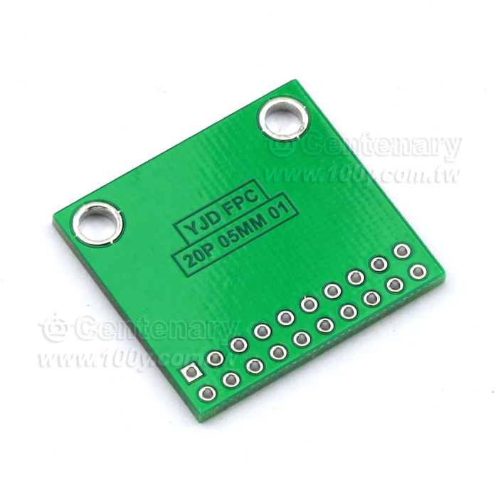 FPC FFC 轉接板20p轉DIP 24.41*26.88mm - 104577 產品圖片