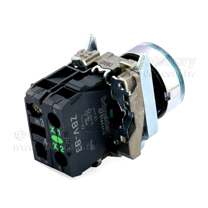 施耐德_LED 照光按鈕開關 24V  綠 - 105619 產品圖片