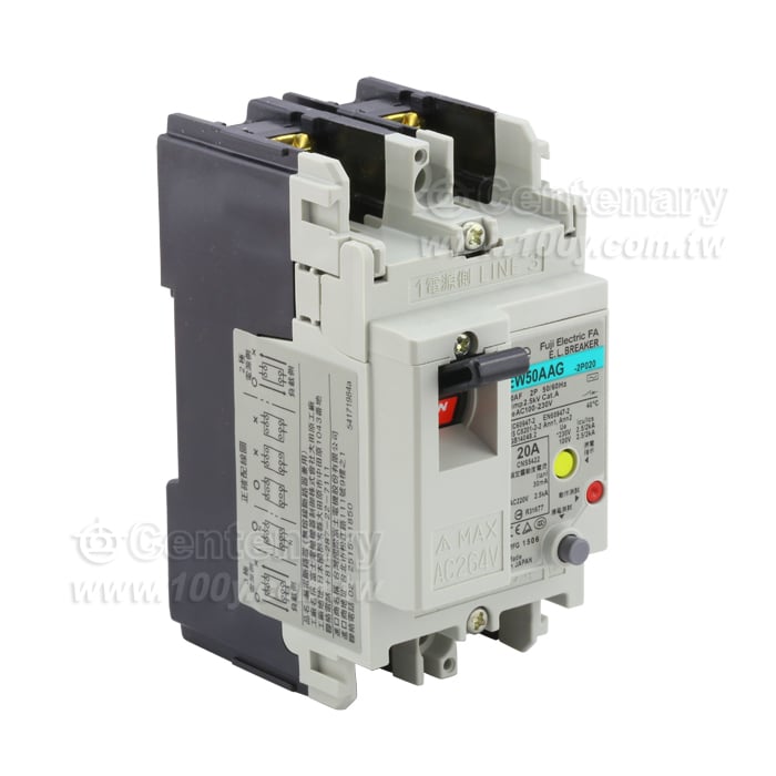 漏電斷路器 50A 2P 30mA - 79386 產品圖片