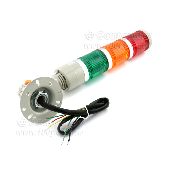 φ50可折式警示燈 三層 LED24V(ROHS) - 53561 產品圖片