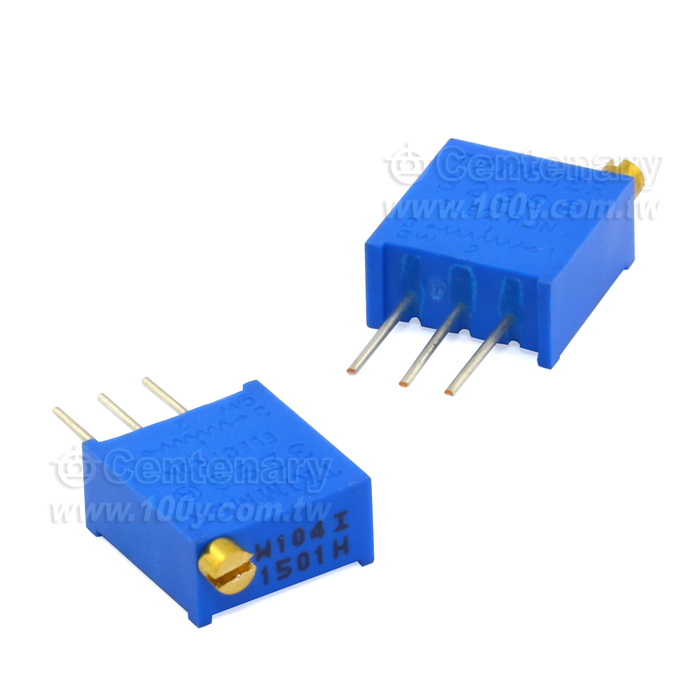 500ohm 微調電阻 25轉 1/2W (ROHS) - 15420 產品圖片