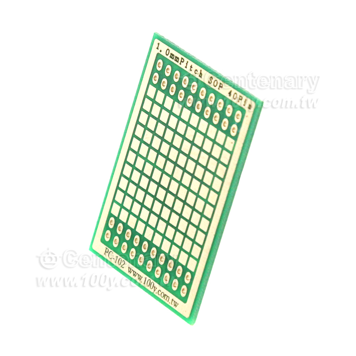 40pin SOP 1.0mm 轉 2.54mm 轉接板 - 81710 產品圖片