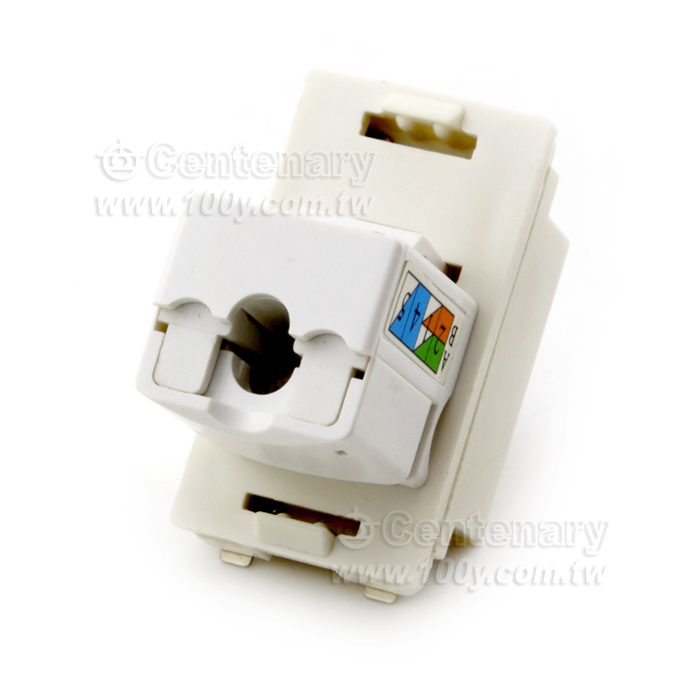 CAT-5e資訊用8芯座 - 13091 產品圖片