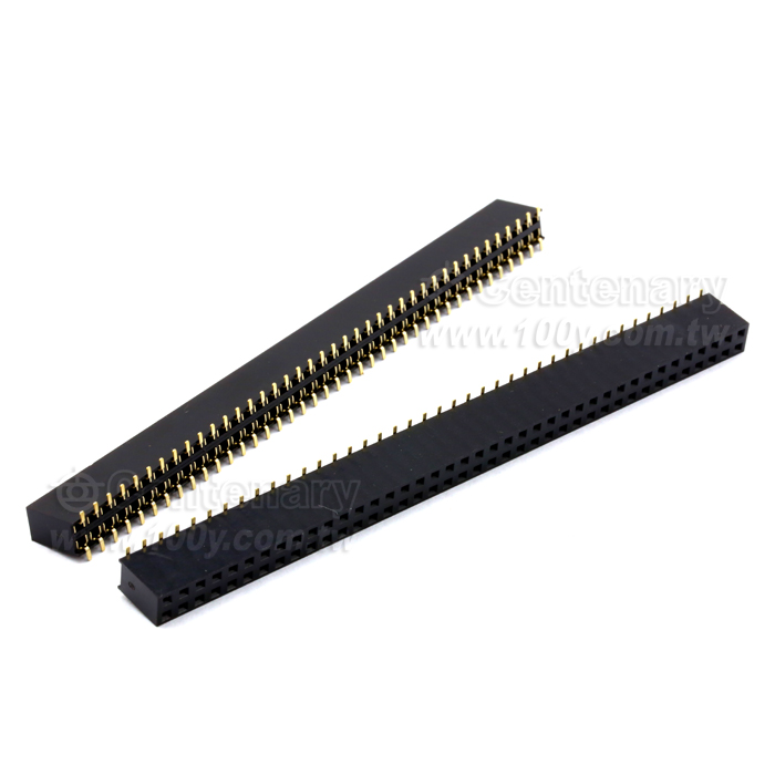 SMD 2*20雙排母座 P:2.54mm - 66039 Product Image