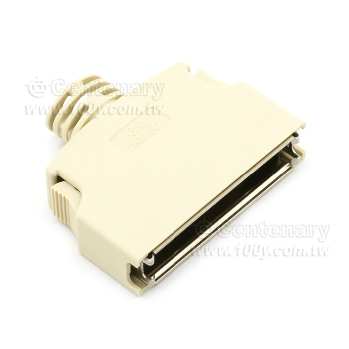 .050" Plastic Shielded Junction Shell for Round Cable - 83186 Product Image
