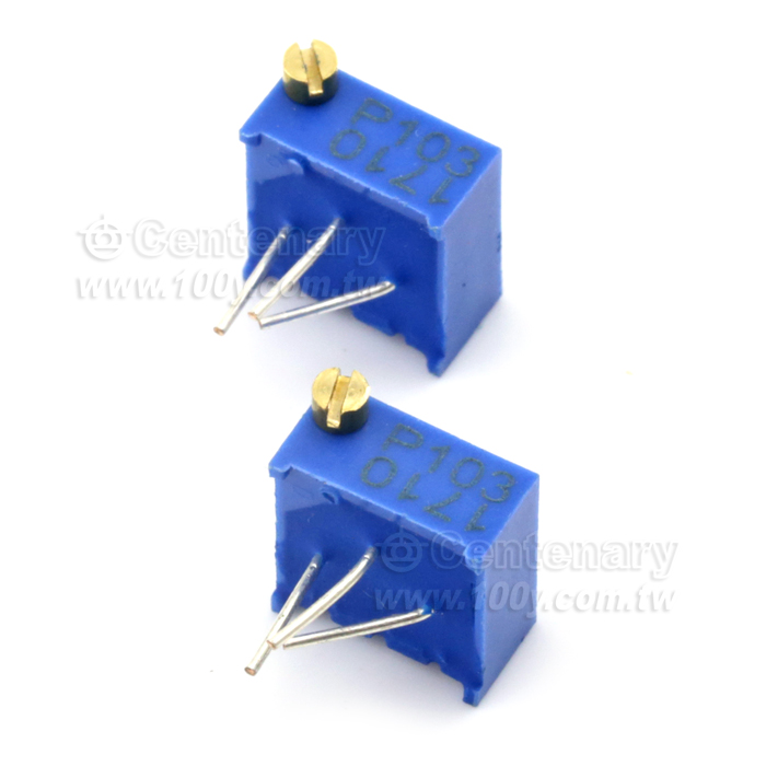10Kohm 微調電阻 1/2W 25轉 - 64979 產品圖片