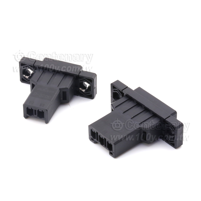 TE  4 Position Rectangular Housing Connector Plug Black 0.200" (5.08mm) - 165075 Product Image