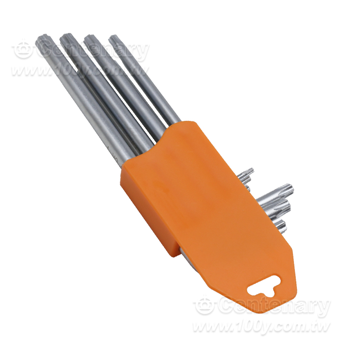 內六角梅花(帶孔)扳手 T10-T50 - 100465 產品圖片