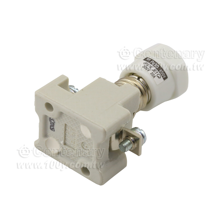 瓷器保險絲+座 5A/600V - 116089 產品圖片