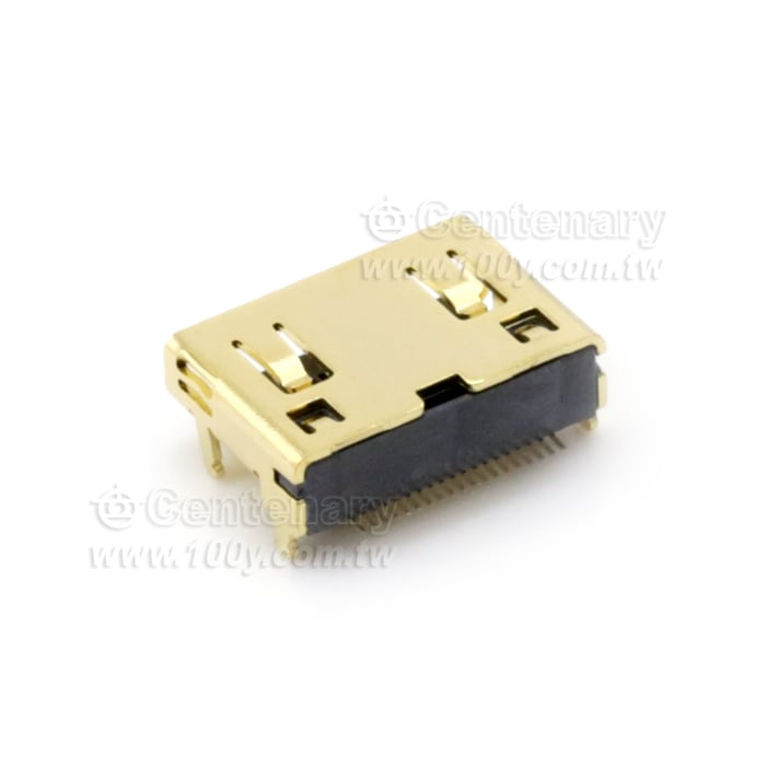 Mini HDMI FEMALE C TYPE  SMT 19P - 86910 產品圖片