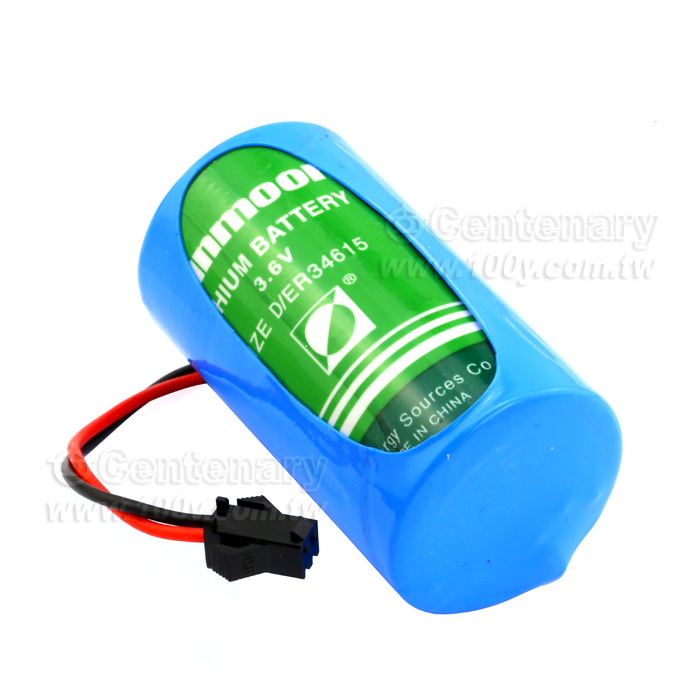 3.6V/19000mAh  鋰亞硫醯氯電池帶插頭 - 104827 產品圖片