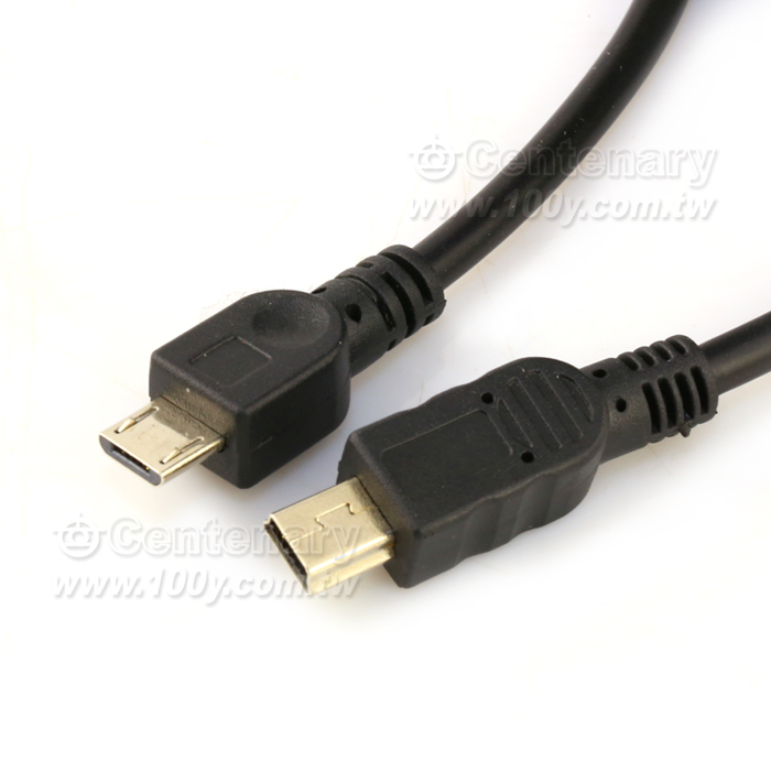 Mini 5P公/Micro USB B公 連接線_30CM - 87630 產品圖片