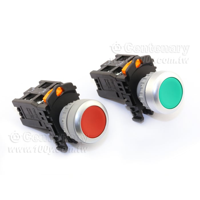 φ22mm Flat head Push Botton Switch - 87627 Product Image