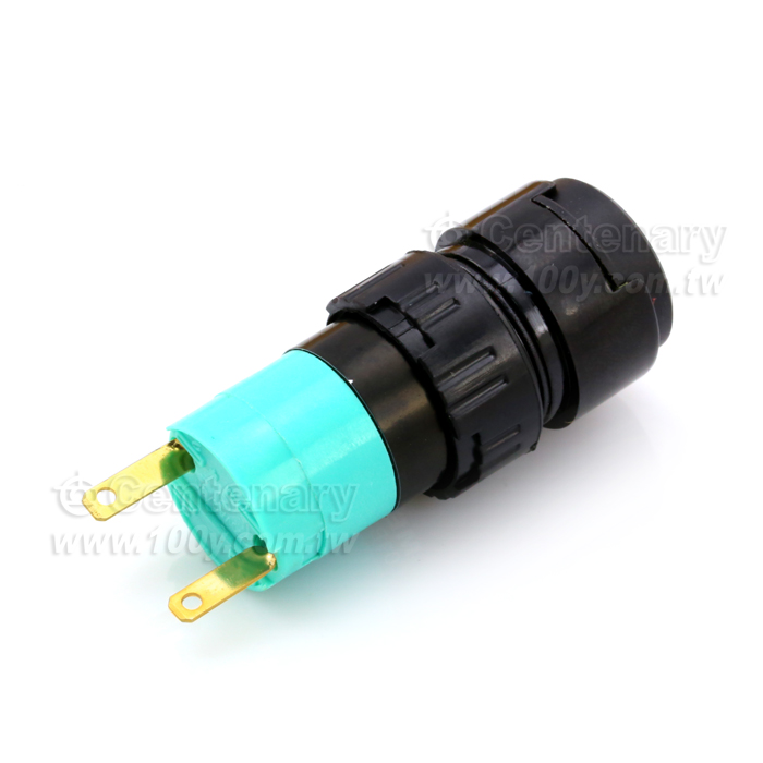 M16 圓型間歇聲蜂鳴器 24V LED閃紅 - 88186 產品圖片