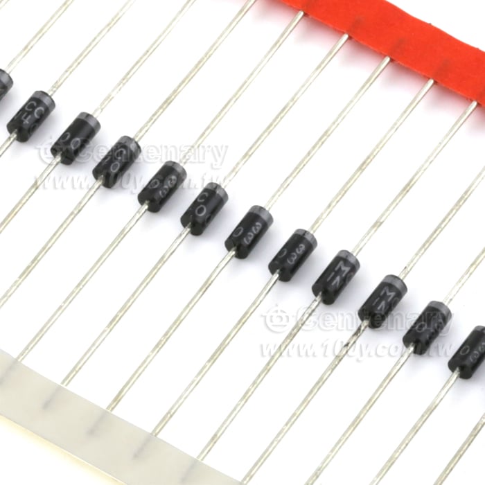 整流二極體 200V 1A DO-41 - 89329 產品圖片