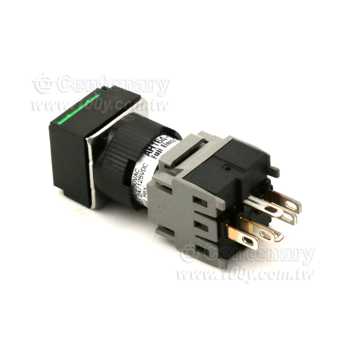 Fuji Electric_帶燈按鈕開關 方型基座 - 88613 產品圖片