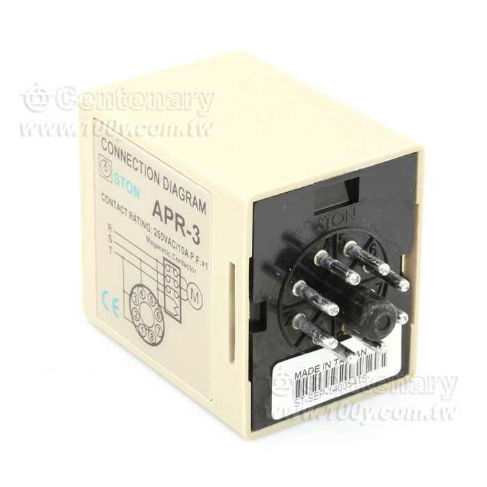 "STON"馬達逆相保護器 250Vac/10A - 88689 產品圖片