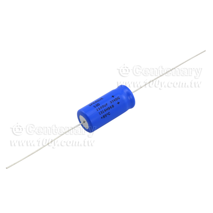 鋁質電解電容器 - 帶引線 2100uF/35V - 104355 產品圖片