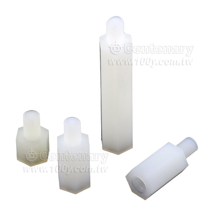 Nylon Tapped Spacer - 92946 Product Image