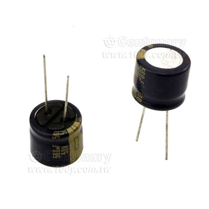 Panasonic_560uF 50V Low Impedance Aluminum Electrolytic Capacitor - 90048 Product Image