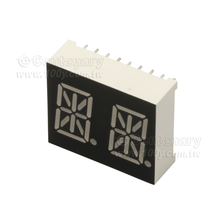 0.54"(13.72mm) Dual Digit Alphanumeric Display - 79803 Product Image