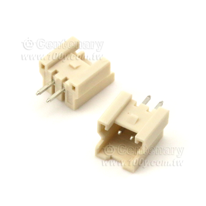 2mm Pitch Sherlock Wire-to-Board Header, Vertical, with Positive Lock, 8 Circuits, with Kinked PC Tails, Natural - 136897 Product Image