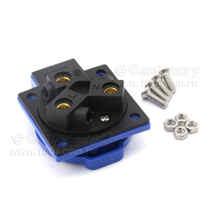 3 Pin single phase Socket - 90275 Product Image